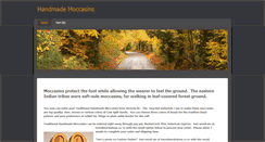Desktop Screenshot of moccasinsbytrena.com